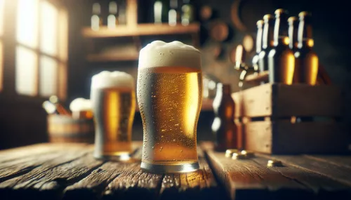 François Hollande fait sensation en buvant une pinte de bière cul sec lors d’un meeting en Corrèze