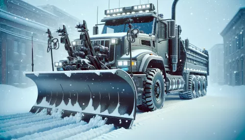 Directeur d’une école de ski des Vosges : transport de neige par camion pour compenser l’insuffisance d’enneigement