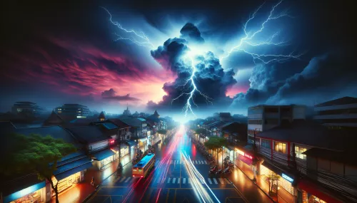 Spectacle Électrique : 2803 éclairs illuminent le ciel du Pas-de-Calais en une soirée
