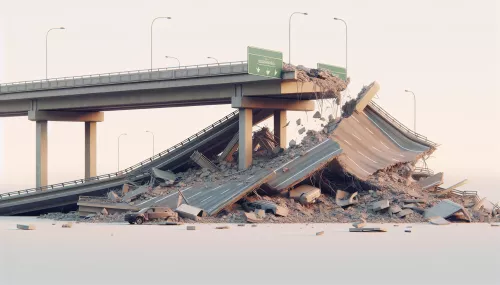 Effondrement d’un pont dans le Gard : un camion est entrainé dans la chute