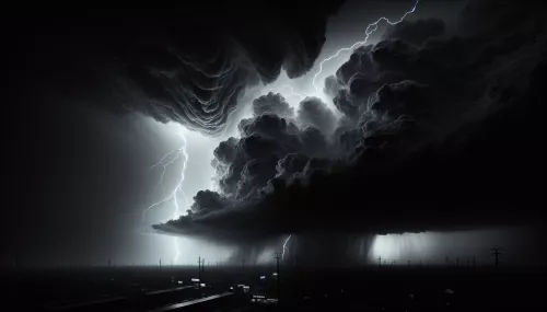 Orages dans l’Ardèche et la Drôme : 2 500 foyers sans électricité
